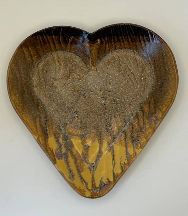 Three of Hearts Plate Set (3)