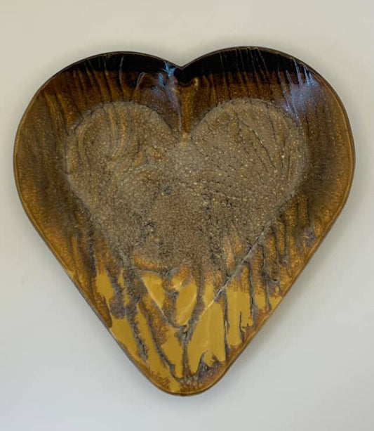 Three of Hearts Plate Set (3)