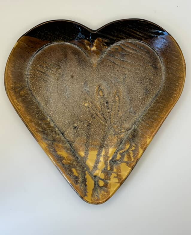 Three of Hearts Plate Set (3)